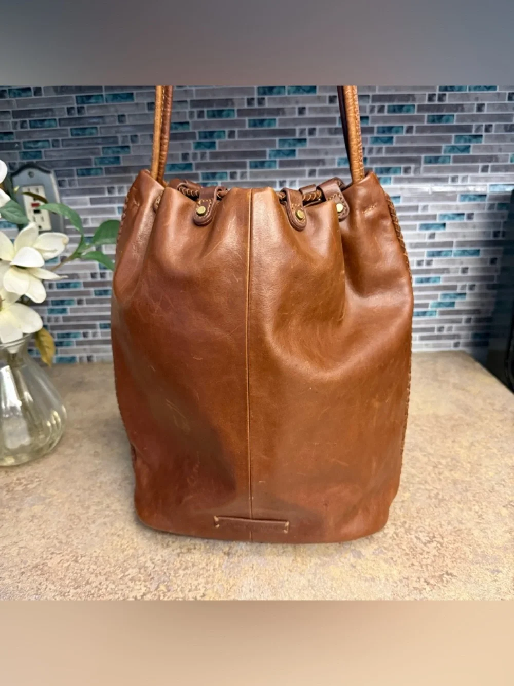 Vintage Y2K Lucky Brand bucket style purse - Picture 2 of 7